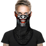 Braga Cuello Tubular para adultos Personaje Joker DC Comics Superhéroe Superhero Disfraz Halloween Máscara Cara Ski Snowboard Buff Deporte 