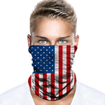 Braga Cuello Tubular Pañuelo para adultos bandera EEUU