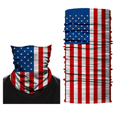 Braga Cuello Tubular Pañuelo para adultos bandera EEUU