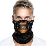 Braga Cuello Tubular para adultos Skull Skeleton Calavera Feliz Dia de Los Muertos Mexico Disfraz Halloween Máscara Cara Ski Snowboard Buff Deporte 