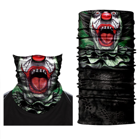 Braga Cuello Tubular Pañuelo para adultos Payaso Terrifier Clown Halloween Scary Movie