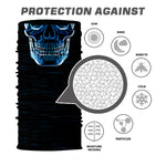 Braga Cuello Tubular para adultos Skull  Scanner Skeleton Calavera Escaner Feliz Dia de Los Muertos Mexico Disfraz Halloween Máscara Cara Ski Snowboard Buff Deporte 