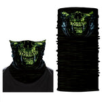 Braga Cuello Tubular para adultos Skull Skeleton Calavera Disfraz Halloween Máscara Cara Ski Snowboard Buff Deporte 