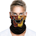 Braga Cuello Tubular para adultos Samurai Ninja China Asia Dragón