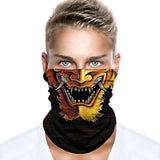 Braga Cuello Tubular para adultos Samurai Ninja China Asia Dragón