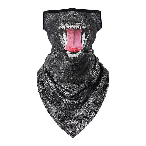Braga Cuello Tubular para niños Disfraz Halloween Máscara Cara Ski Snowboard Buff Deporte Animal Perro