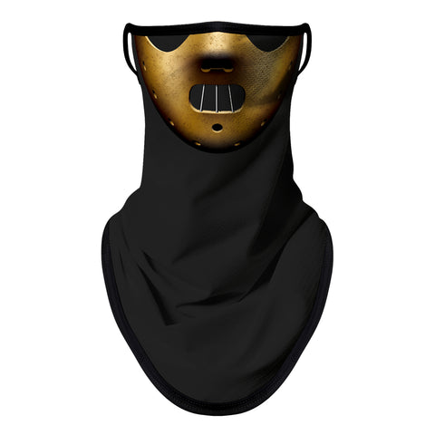 Braga Cuello Tubular para adultos Personaje Hannibal Lecter Disfraz Halloween Máscara Cara Ski Snowboard Buff Deporte 