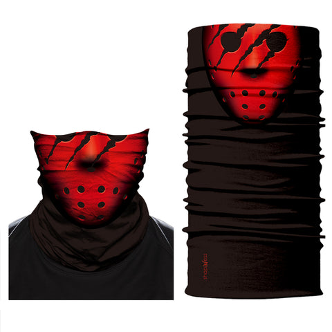 Braga Cuello Tubular Shaw Pelicula Horror Miedo Terror Terrifying Fiesta Halloween Disfraz Fiesta Carnaval Fiesta Cumpleaños