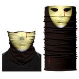 Braga Cuello Tubular para adultos Personaje Terror Horror Miedo Scary Halloween Disfraz Celebracion