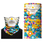 Braga Cuello Tubular para adultos Skull Skeleton Calavera Feliz Dia de Los Muertos Mexico Disfraz Halloween Máscara Cara Ski Snowboard Buff Deporte 