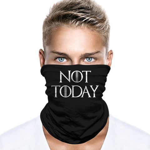 Braga Cuello Tubular para adultos Not Today Hoy No Game of Thrones Juego de Tronos HBO George RR Martin