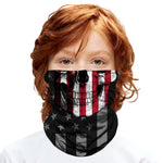 Tubular Calavera Esqueleto Bandera USA EEUU Estados Unidos Niños