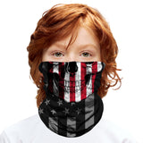 Tubular Calavera Esqueleto Bandera USA EEUU Estados Unidos Niños