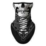 Braga Cuello Tubular para adultos Skull Skeleton Calavera Feliz Dia de Los Muertos Mexico Disfraz Halloween Máscara Cara Ski Snowboard Buff Deporte