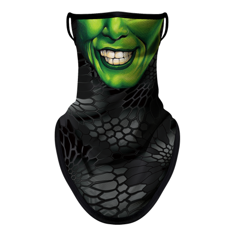 Braga Cuello Tubular para adultos Personaje The Mask Hulk Marvel Comics Superhéroe Superhero Vengadores Avengers Disfraz Halloween Máscara Cara Ski Snowboard Buff Deporte 