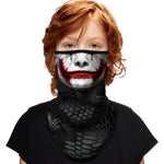 Braga Cuello Tubular para niños Personaje Joker DC Comics Superhéroe Superhero Disfraz Halloween Máscara Cara Ski Snowboard Buff Deporte 