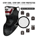 Braga Cuello Tubular para adultos Personaje Joker DC Comics Superhéroe Superhero Disfraz Halloween Máscara Cara Ski Snowboard Buff Deporte 