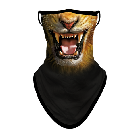 Braga Cuello Tubular para niños Animal Tigre Disfraz Halloween Máscara Cara Ski Snowboard Buff Deporte 