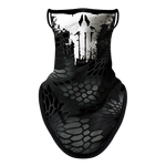 Braga Cuello Tubular para niños Alien Punisher Destructor Castigador Máscara Cara Orejeras Ski Snowboard Buff Deporte