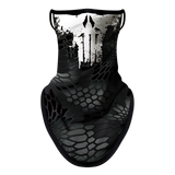 Braga Cuello Tubular para niños Alien Punisher Destructor Castigador Máscara Cara Orejeras Ski Snowboard Buff Deporte