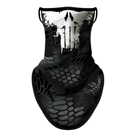 Braga Cuello Tubular para niños Alien Punisher Destructor Castigador Máscara Cara Orejeras Ski Snowboard Buff Deporte