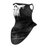 Braga Cuello Tubular para niños Alien Punisher Destructor Castigador Máscara Cara Orejeras Ski Snowboard Buff Deporte