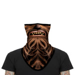 Braga Cuello Tubular para adultos Personaje Chewbacca Star Wars la Guerra de las Galaxias Máscara Cara Orejeras Ski Snowboard Buff Deporte