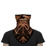 Braga Cuello Tubular para adultos Personaje Chewbacca Star Wars la Guerra de las Galaxias Máscara Cara Orejeras Ski Snowboard Buff Deporte