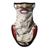 Braga Cuello Tubular para adultos Santa Claus Máscara Cara Orejeras Ski Snowboard Buff Deporte