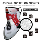 Braga Cuello Tubular para adultos Disfraz Halloween Máscara Cara Ski Snowboard Buff Deporte Muñeco de Nieve Snowman Navidad
