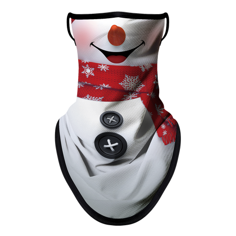 Braga Cuello Tubular para adultos Disfraz Halloween Máscara Cara Ski Snowboard Buff Deporte Muñeco de Nieve Snowman Navidad