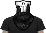 Braga Cuello Tubular para adultos Alien Punisher Destructor Vengador Castigador Máscara Cara Orejeras Ski Snowboard Buff Deporte