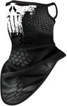 Braga Cuello Tubular para adultos Alien Punisher Destructor Vengador Castigador Máscara Cara Orejeras Ski Snowboard Buff Deporte