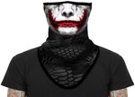 Braga Cuello Tubular para adultos Personaje Joker DC Comics Superhéroe Superhero Disfraz Halloween Máscara Cara Ski Snowboard Buff Deporte 