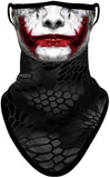Braga Cuello Tubular para adultos Personaje Joker DC Comics Superhéroe Superhero Disfraz Halloween Máscara Cara Ski Snowboard Buff Deporte 