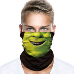 Braga Cuello Tubular para adultos Shrek Troll Verde