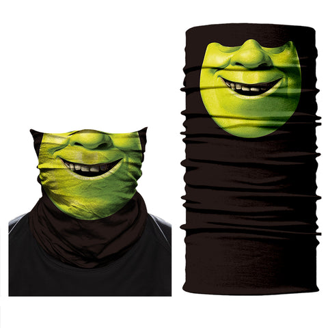 Braga Cuello Tubular para niños Shrek Troll Verde
