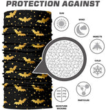 Braga Cuello Tubular para adultos Murciélagos Halloween Disfraz para halloween Carnaval