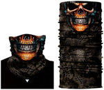 Braga Cuello Tubular para adultos Skull Skeleton Calavera Feliz Dia de Los Muertos Mexico Disfraz Halloween Máscara Cara Ski Snowboard Buff Deporte 