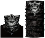 Braga Cuello Tubular para adultos Skull Skeleton Calavera Disfraz Halloween Máscara Cara Ski Snowboard Buff Deporte