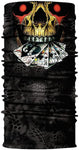Braga Cuello Tubular para adultos Skull Skeleton Calavera Cartas Disfraz Halloween Máscara Cara Ski Snowboard Buff Deporte