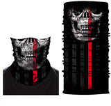 Braga Cuello Tubular para adultos Skull Skeleton Calavera Laser Disfraz Halloween Máscara Cara Ski Snowboard Buff Deporte 