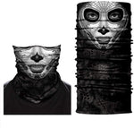 Braga Cuello Tubular Pañuelo para adultos Calavera Esqueleto La novia cadáver