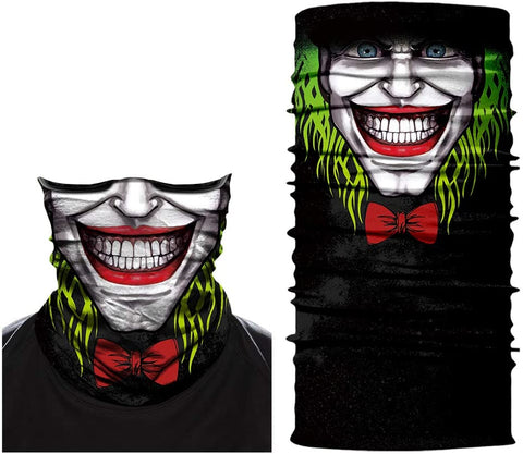 Braga Cuello Tubular para adultos buff para hombre Joker Batman DC Comics Superhéroe Villano