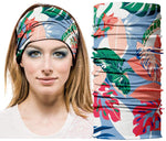 Braga Cuello Tubular para adultos buff para mujer Estampado Colores Flores Hawaii 