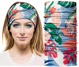 Braga Cuello Tubular para adultos buff para mujer Estampado Colores Flores Hawaii 
