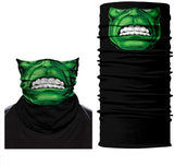 Braga Cuello Tubular para adultos buff para hombre Personaje Hulk Verde Marvel Comics MCU Los Vengadores 
