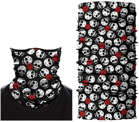 Braga Cuello Tubular para adultos Mexico Feliz Dia de los Muertos Halloween Fiesta Disfraz Carnaval