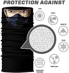 Braga Cuello Tubular para adultos Ninja Manga Anime otaku
