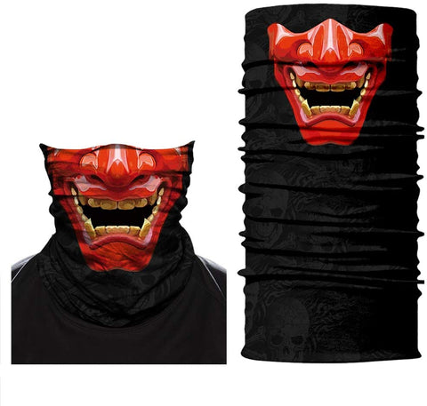 Braga Cuello Tubular Pañuelo para adultos Cara Roja Red Skull Marvel Comics DC Comics Superheroe Villano
